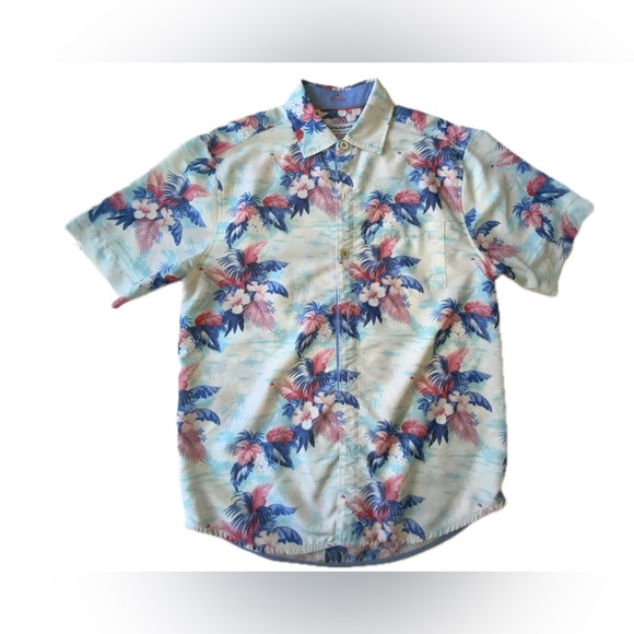 Tommy Bahama Hawaiian Button down shirt - Picture 5 of 5